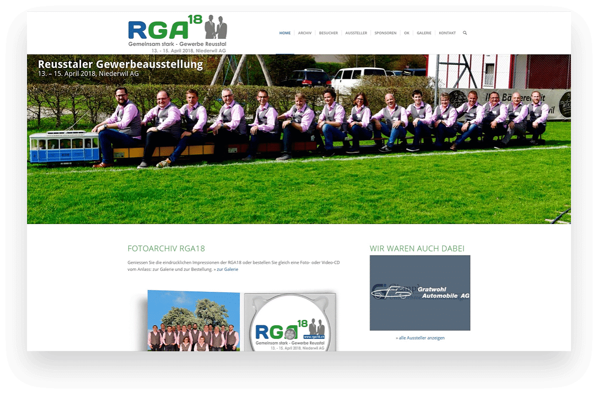 Reusstaler Gewerbeausstellung RGA18